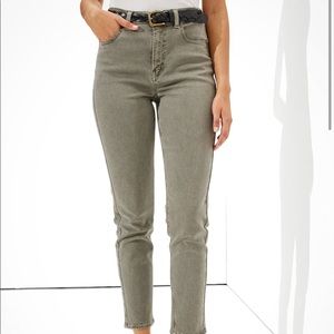 AE stretch mom jean